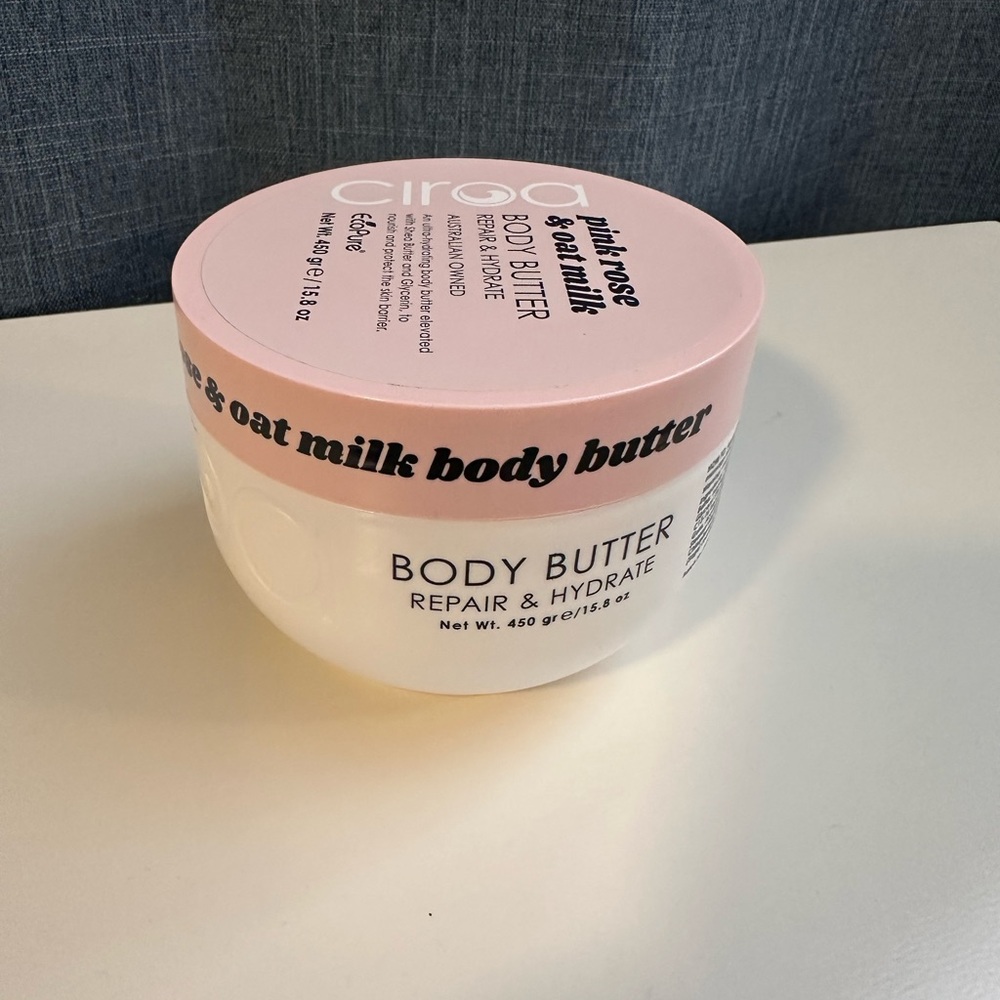 Ciroa Pink Rose & Goat’s Milk  Repair & Moisturize ECOPURE Body Butter 15.8fl oz